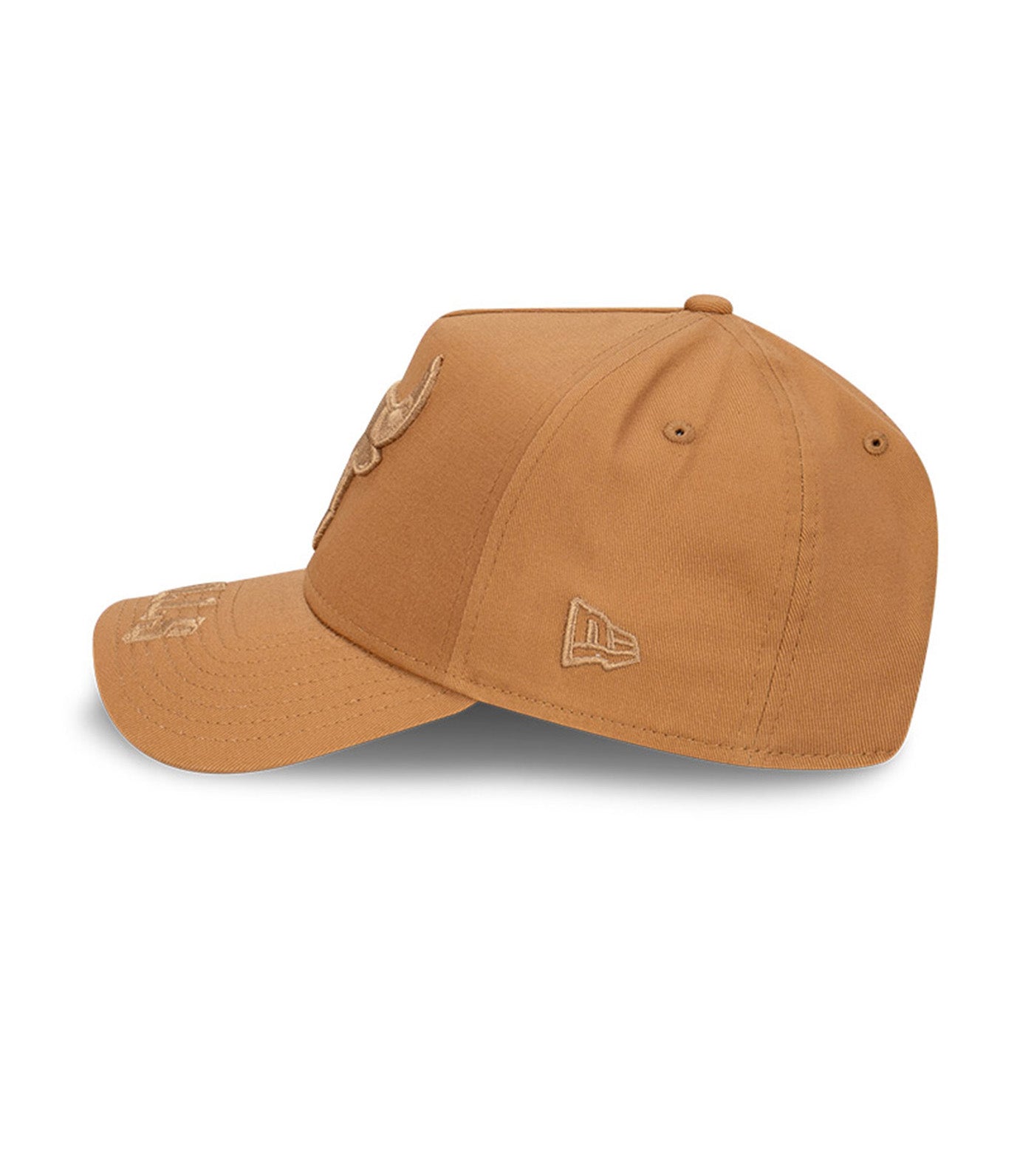 Chicago Bulls 9FORTY A-Frame Snapback Cap Wheat