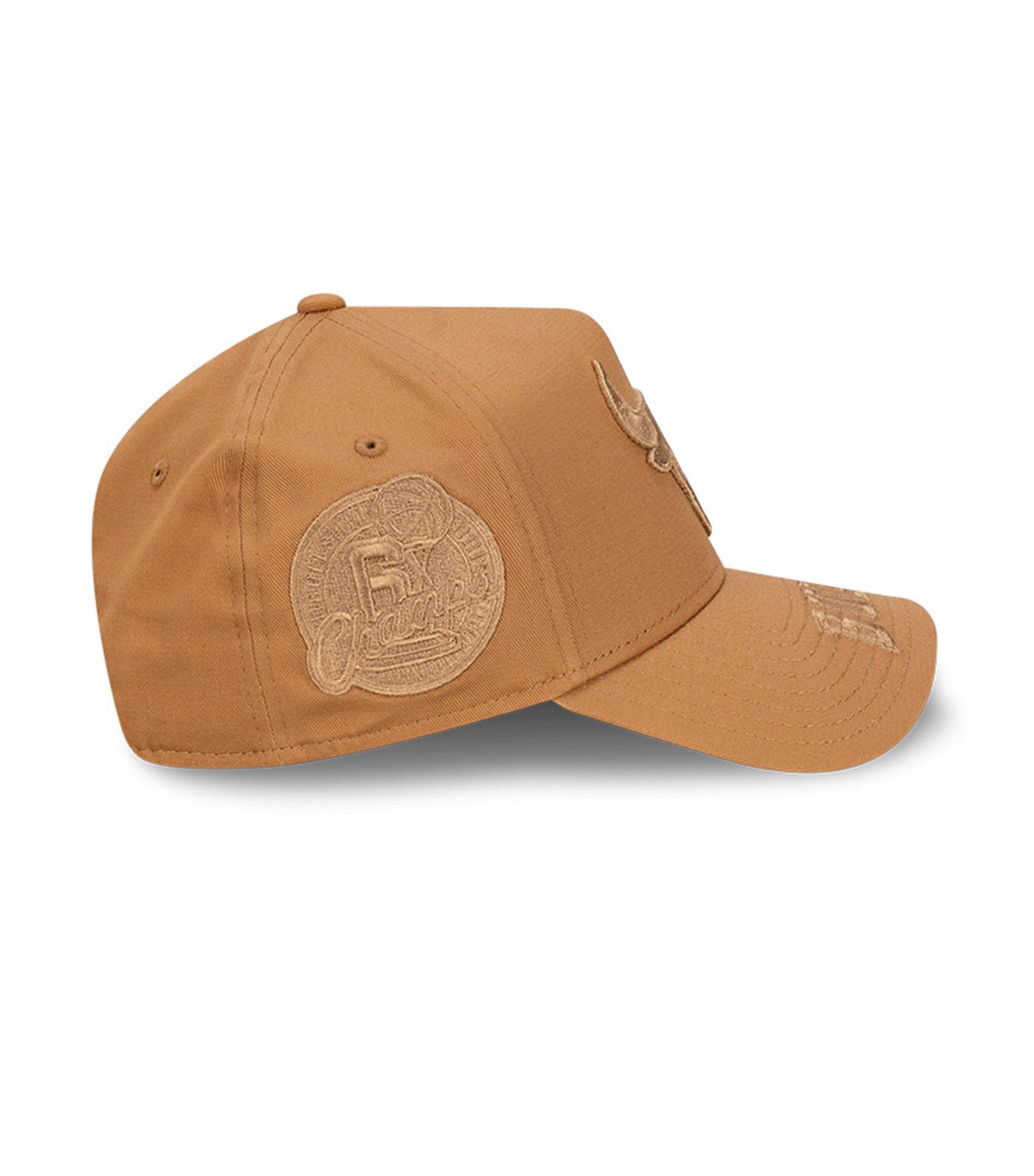 Chicago Bulls 9FORTY A-Frame Snapback Cap Wheat