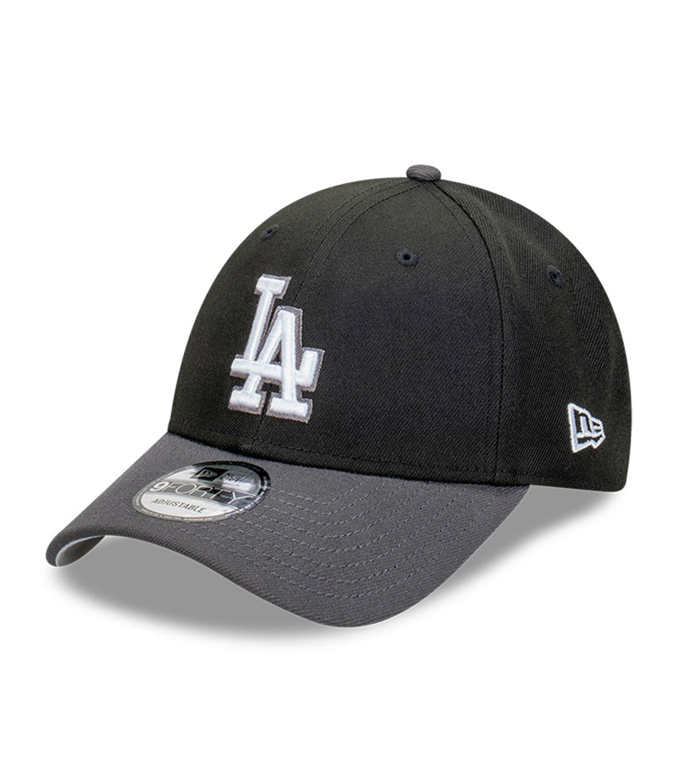 Los Angeles Dodgers Curved Snapback Cap Repreve Two Tone Black