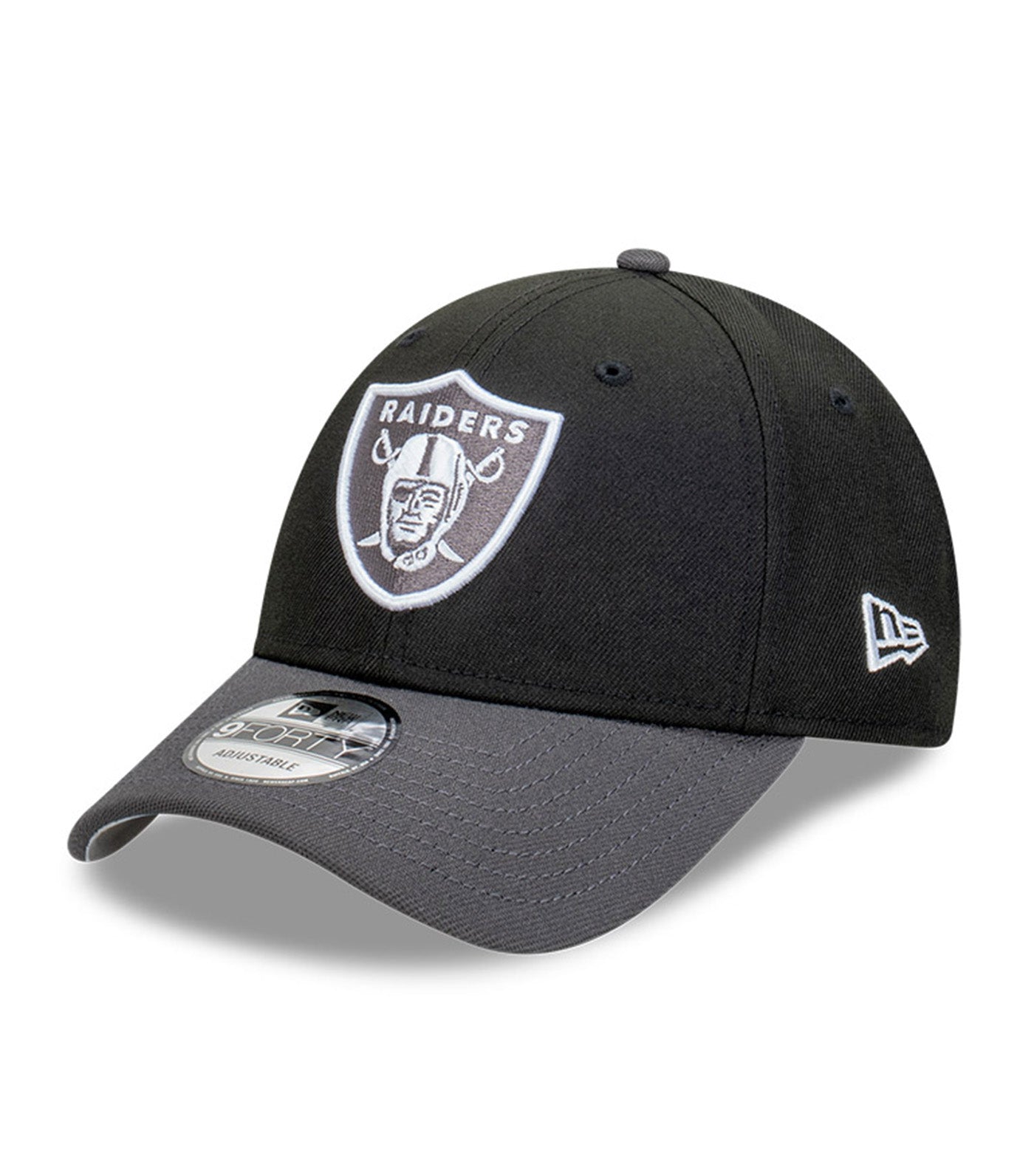 Las Vegas Raiders Curved Snapback Cap Repreve Two Tone Black