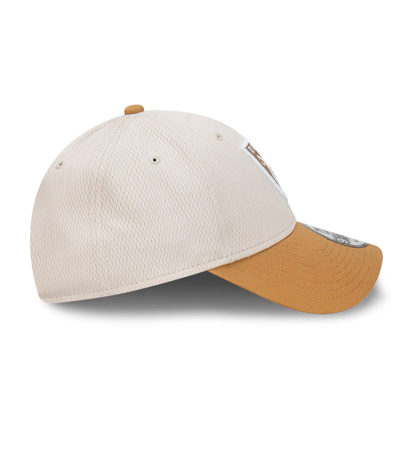 Las Vegas Raiders 9FORTY Curved Snapback Cap Distressed Hallmark Two Tone Stone