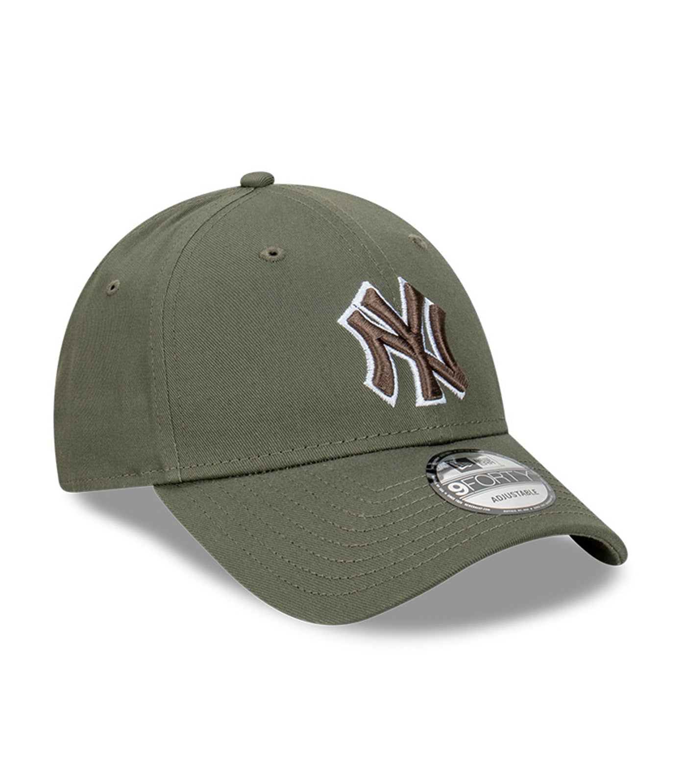 New York Yankees 9FORTY A-Frame Snapback Cap Dark Olive