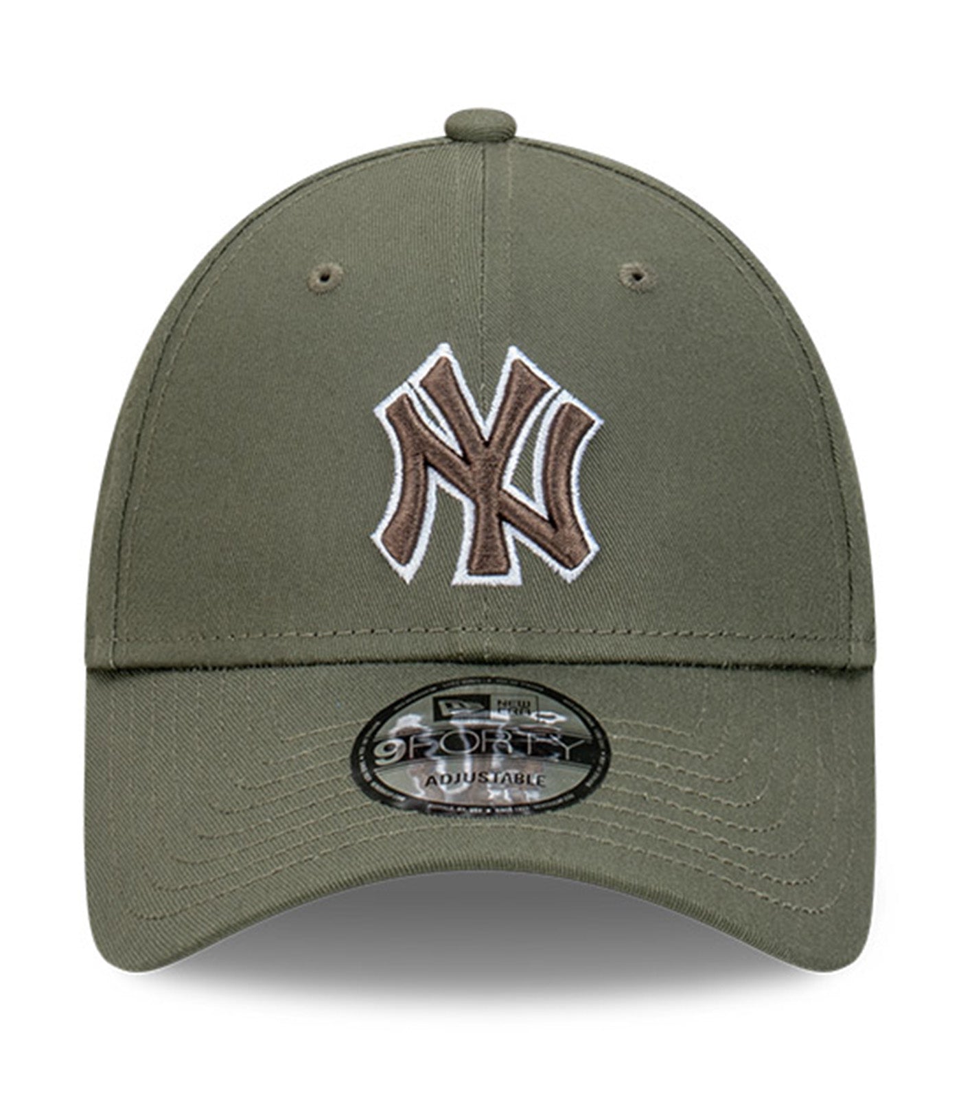 New York Yankees 9FORTY A-Frame Snapback Cap Dark Olive