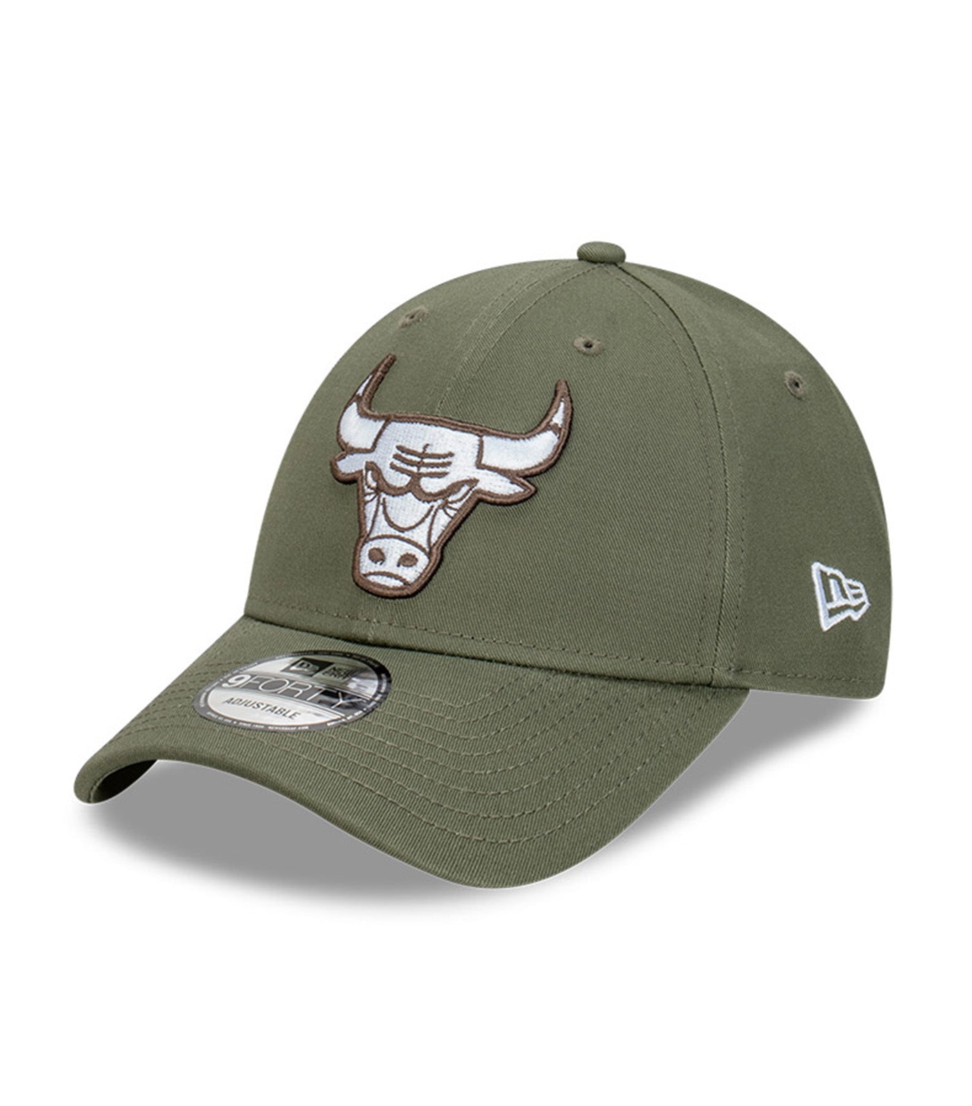 Chicago Bulls 9FORTY A-Frame Snapback Cap Dark Olive