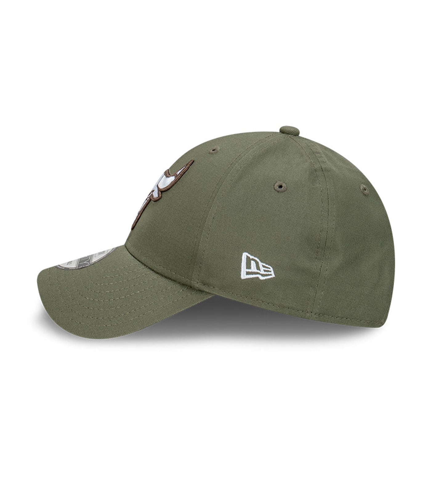 Chicago Bulls 9FORTY A-Frame Snapback Cap Dark Olive