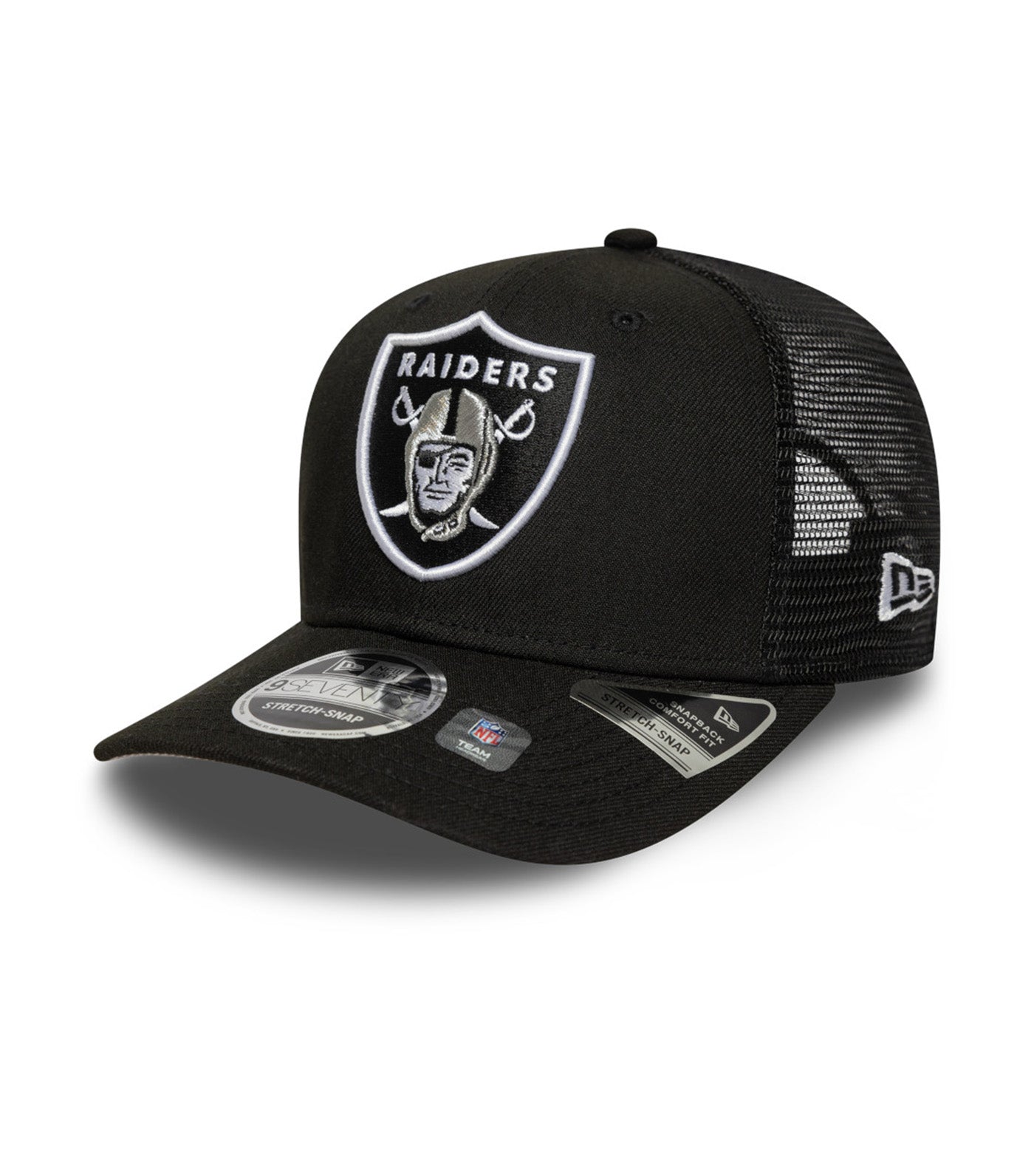 Las Vegas Raiders 9SEVENTY Stretch Snapback Cap Black