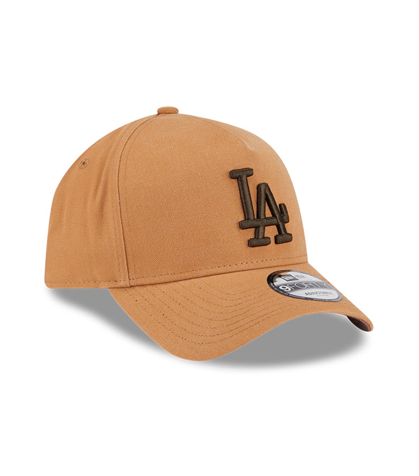 Los Angeles Dodgers 9FORTY A-Frame Adjustable Cap Washed Canvas Bronze