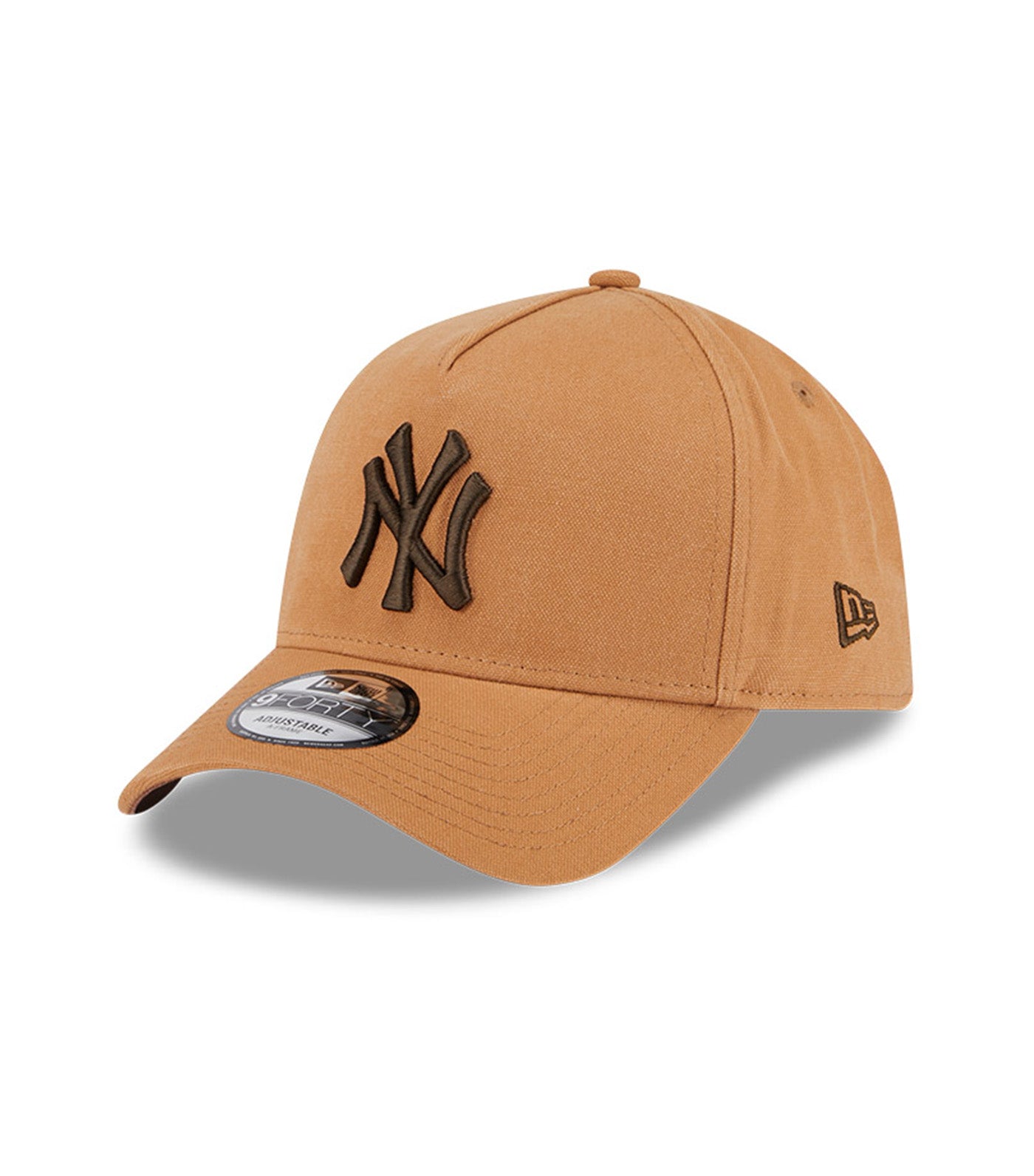 New York Yankees 9FORTY A-Frame Adjustable Cap Washed Canvas Bronze