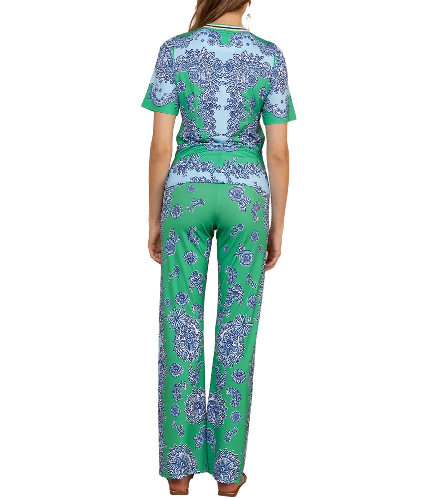 Oona Jersey Pant Green