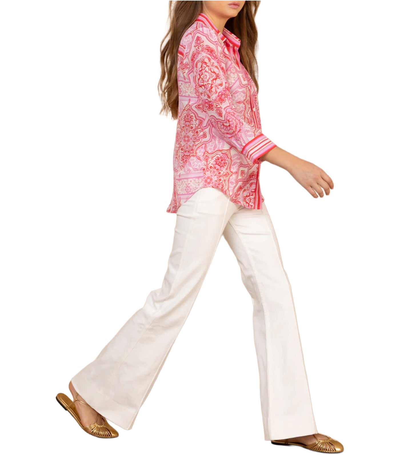 Hale Bob Fianna Silk Top Red