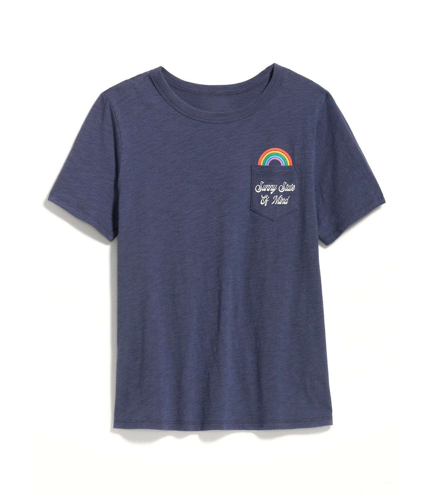 EveryWear Slub-Knit Graphic T-Shirt for Women Volcanic Glass