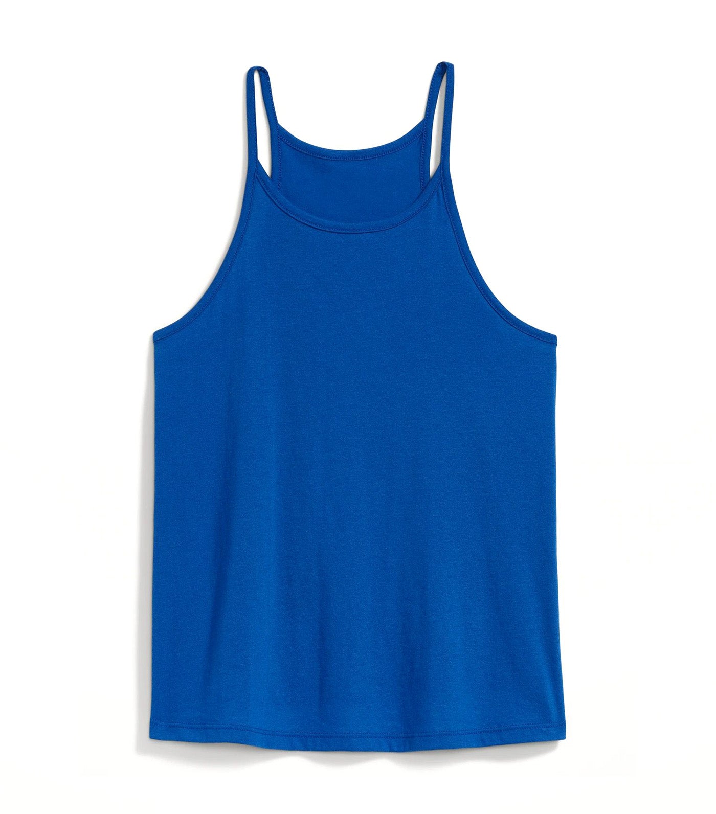 Relaxed Halter Tank Top for Women Tanzanite