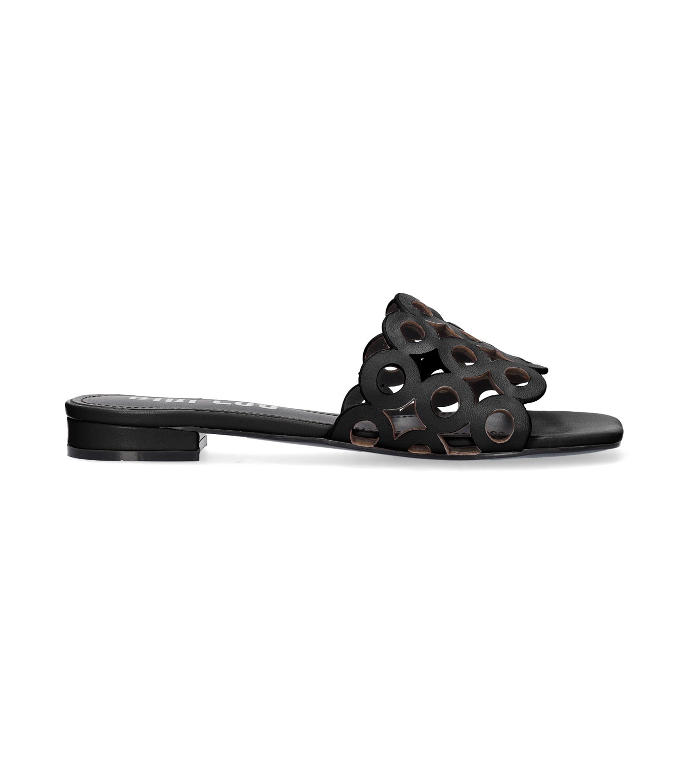 Oribu Flat Sandals Black
