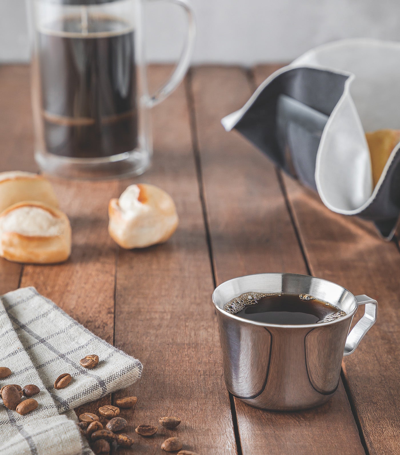 2-Piece Stainless Steel Coffee Cup