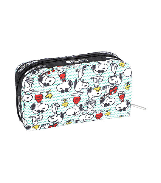 LeSportsac x Peanuts Rectangular Cosmetic Snoopy and Woodstock