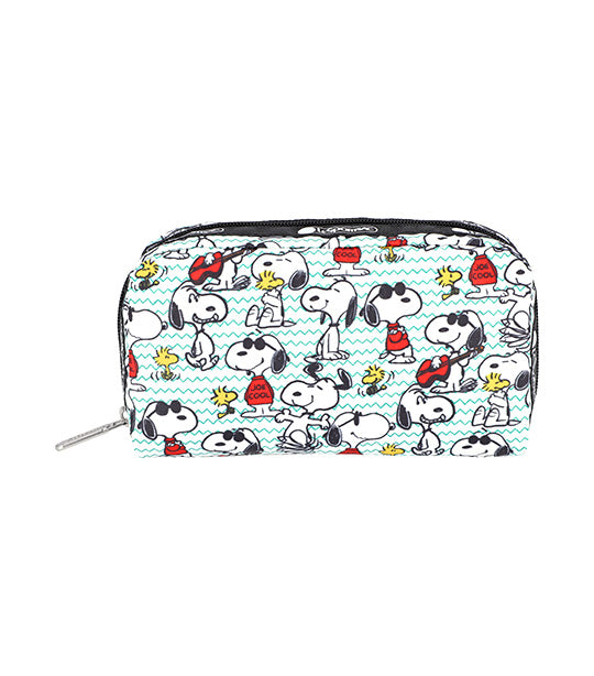 LeSportsac x Peanuts Rectangular Cosmetic Snoopy and Woodstock