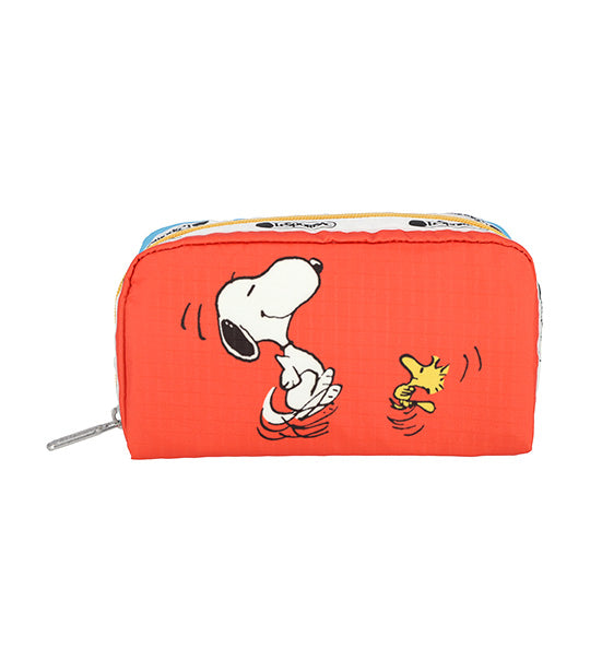 LeSportsac x Peanuts Rectangular Cosmetic Snoopy and Pal