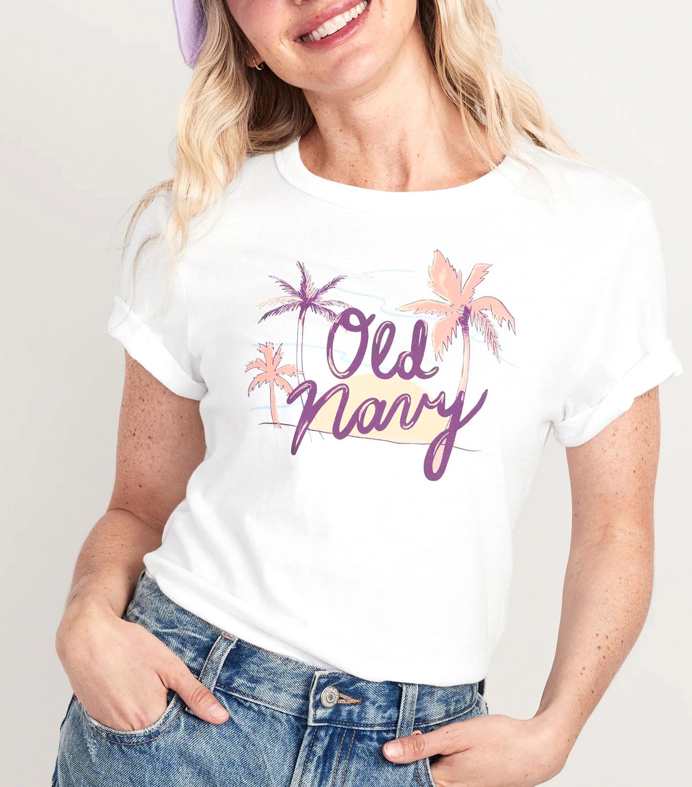 EveryWear Logo Graphic T-Shirt for Women Calla Lily 451