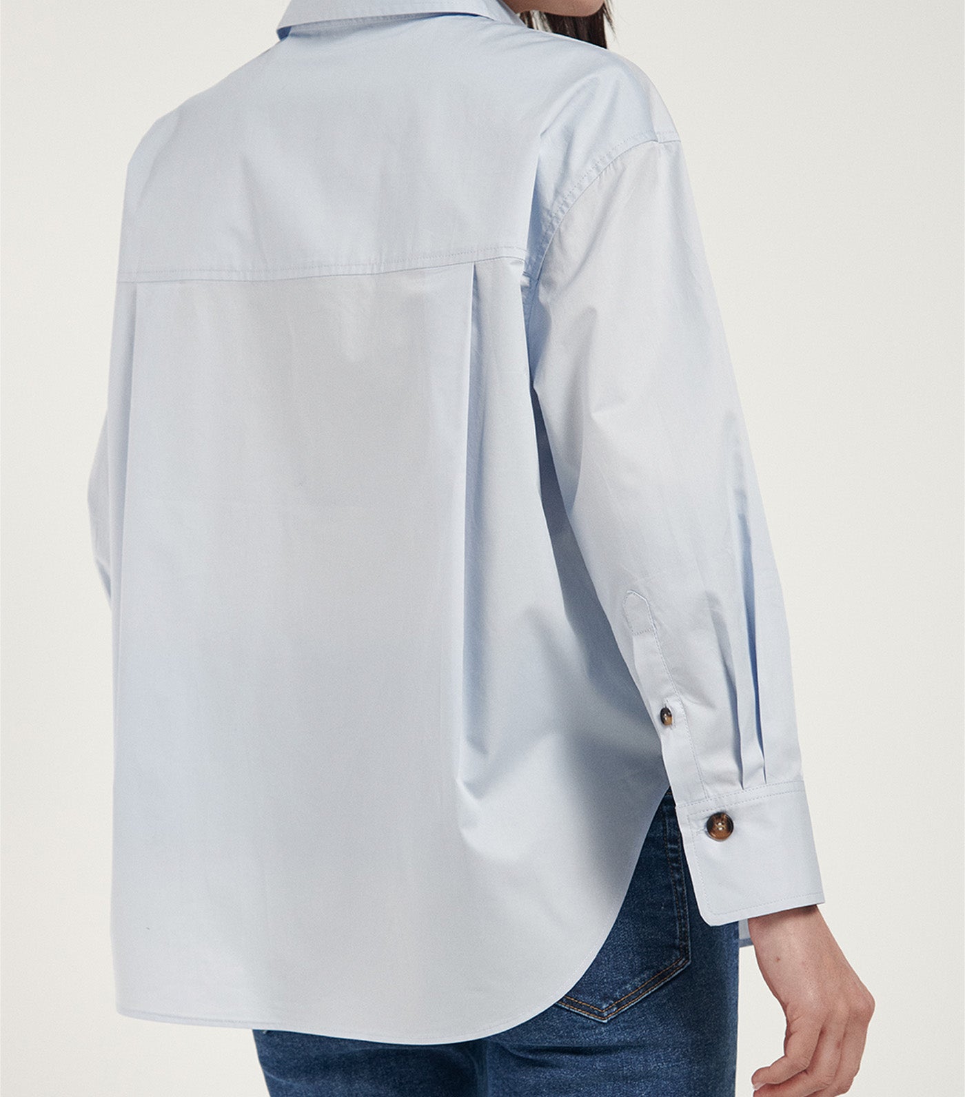 Oversized Utility Shirt Blue