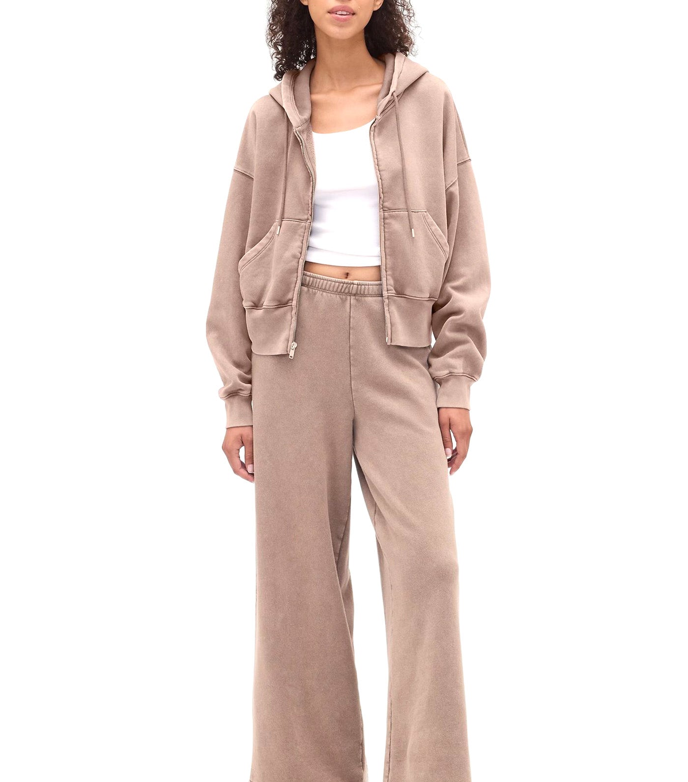 VintageSoft Baggy Wide-Leg Sweatpants