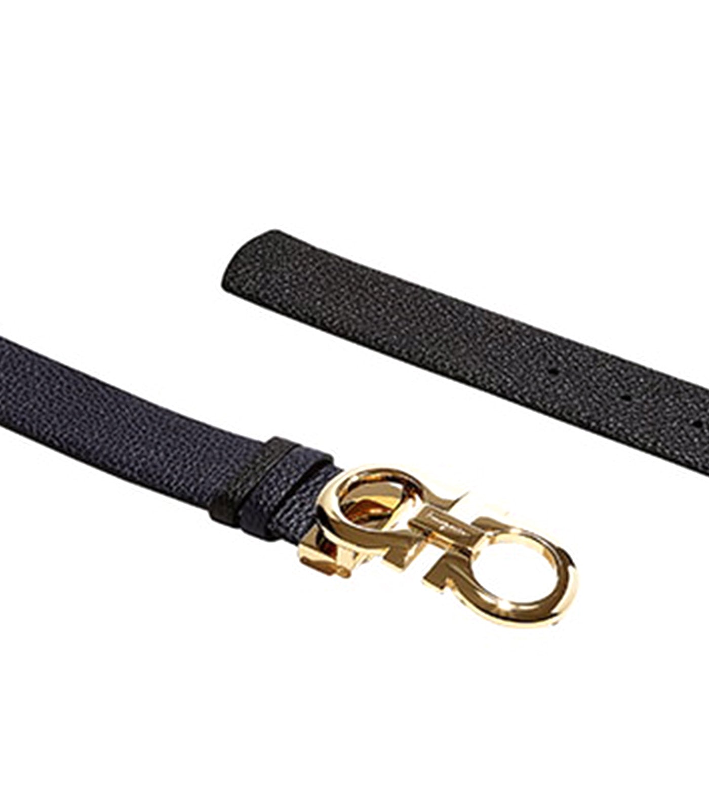 Reversible and Adjustable Gancini Belt Myrtle/Black