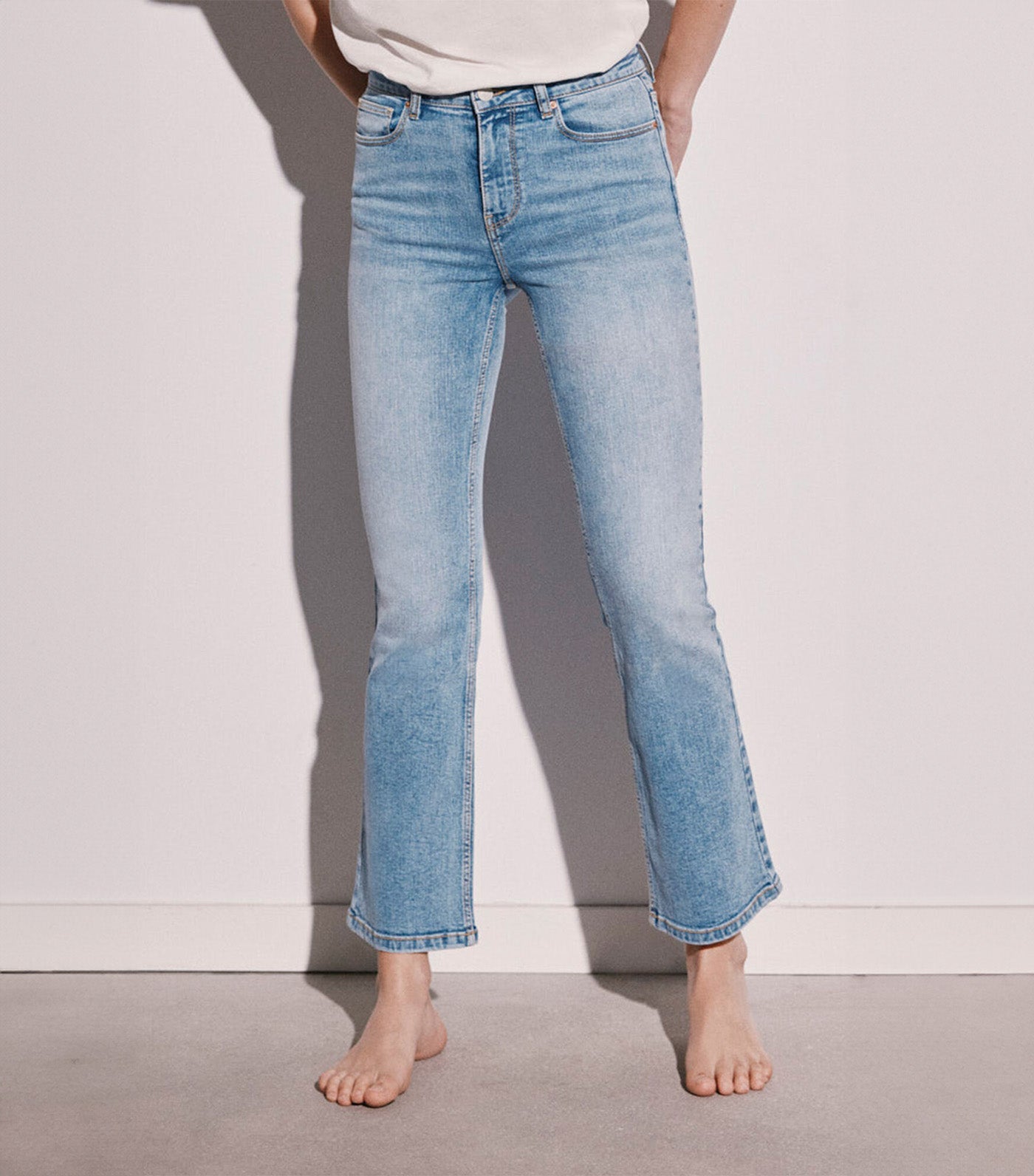 Kick Flare Jeans Sustainable Wash Blue