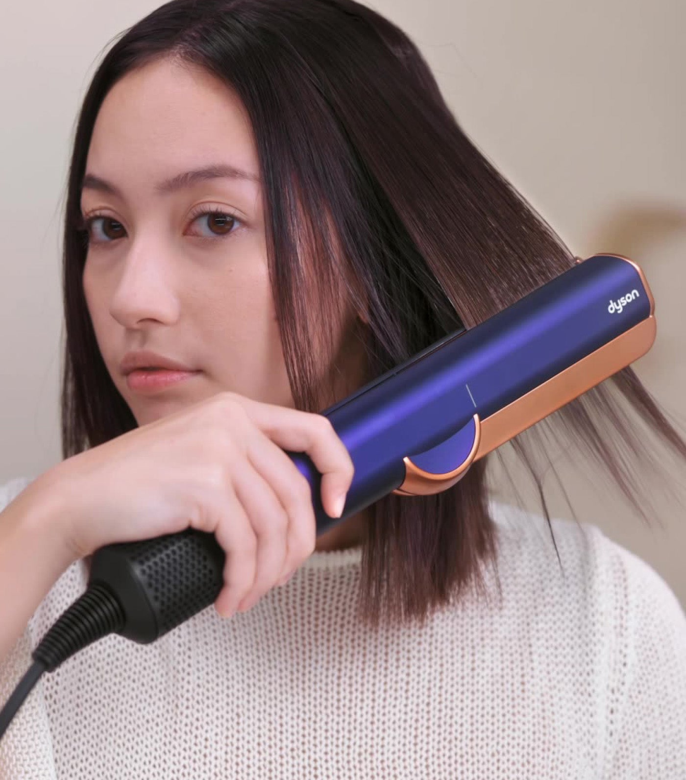 Dyson Airstrait™ Prussian Blue/Copper | The Largest Luxury Avanca