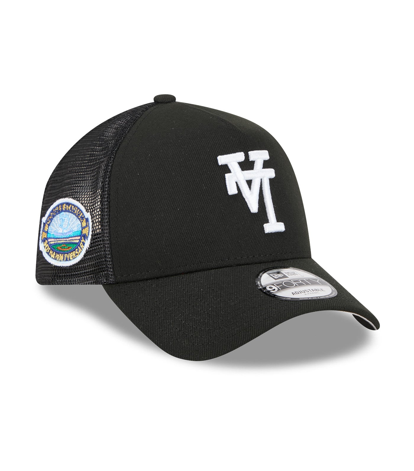 Los Angeles Dodgers Upside Down Black 9FORTY A-Frame Cap