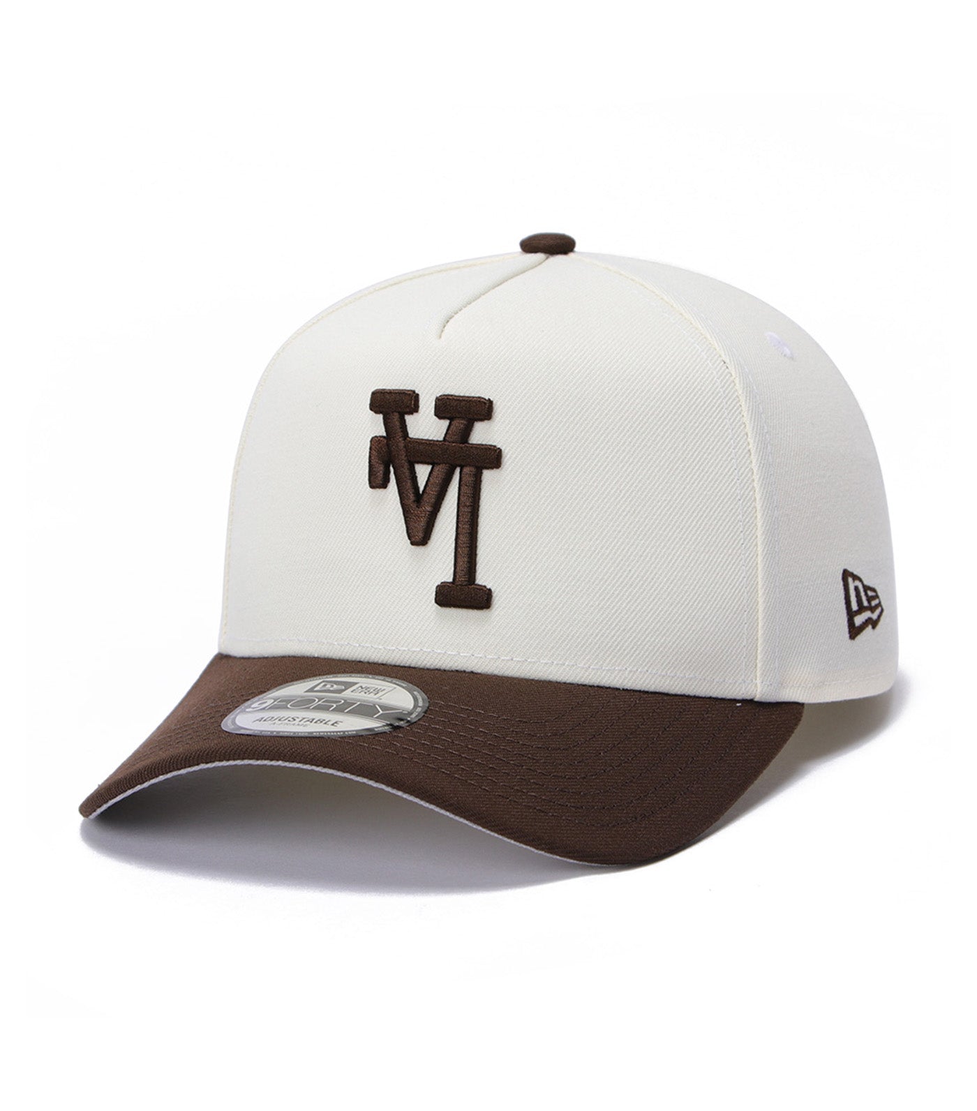 Los Angeles Dodgers MLB Upside Down 9FORTY Snapback Cap Chrome/Walnut