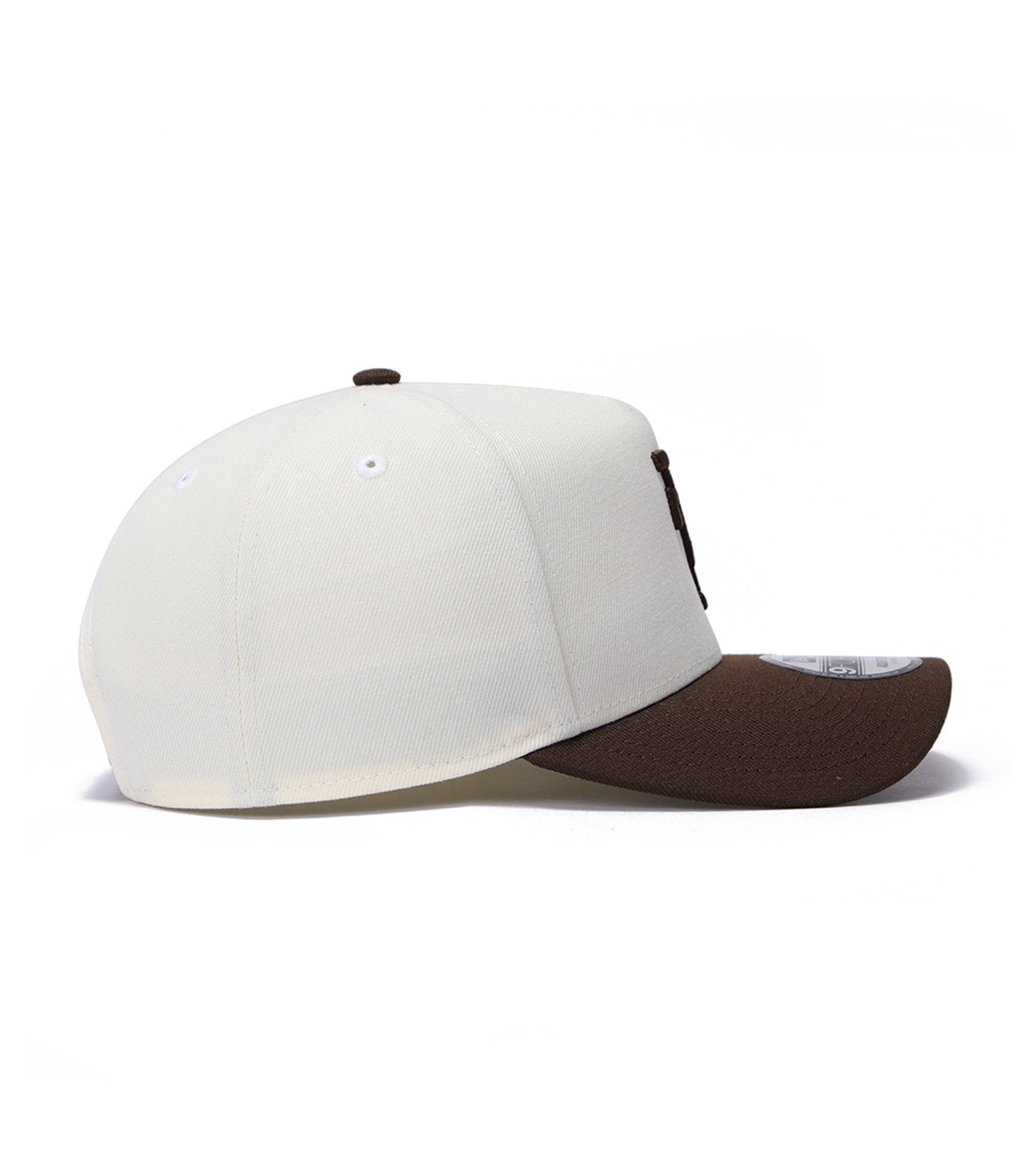 Los Angeles Dodgers MLB Upside Down 9FORTY Snapback Cap Chrome/Walnut