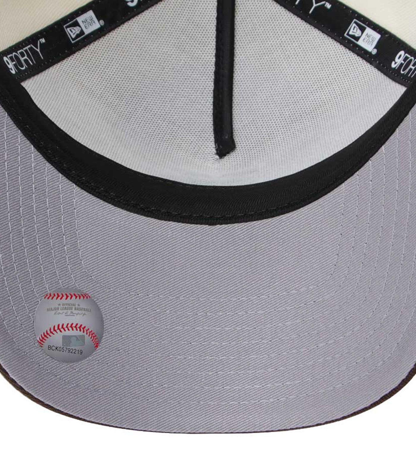 Los Angeles Dodgers MLB Upside Down 9FORTY Snapback Cap Chrome/Walnut