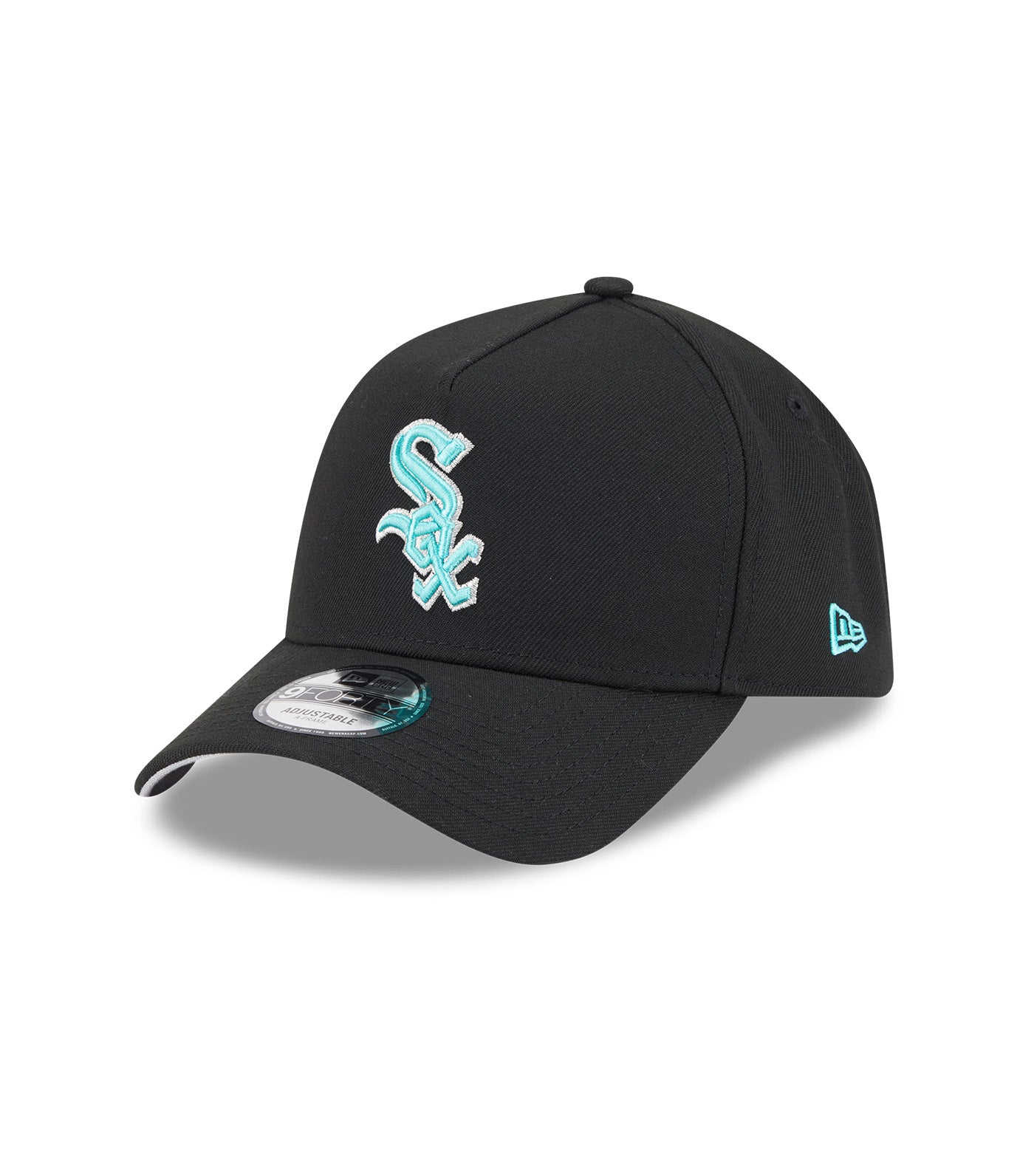 Chicago White Sox Black and Seaglass 9FORTY A-Frame Cap