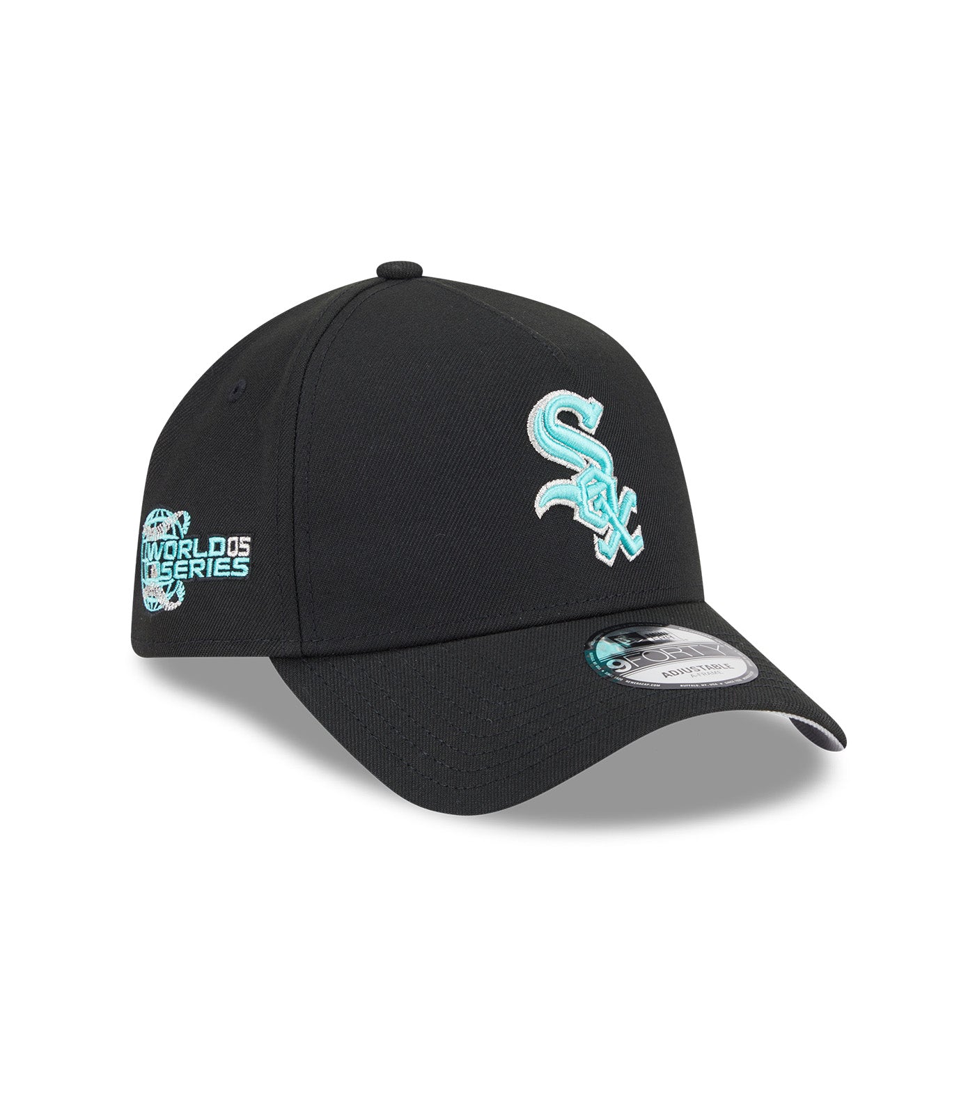 Chicago White Sox Black and Seaglass 9FORTY A-Frame Cap
