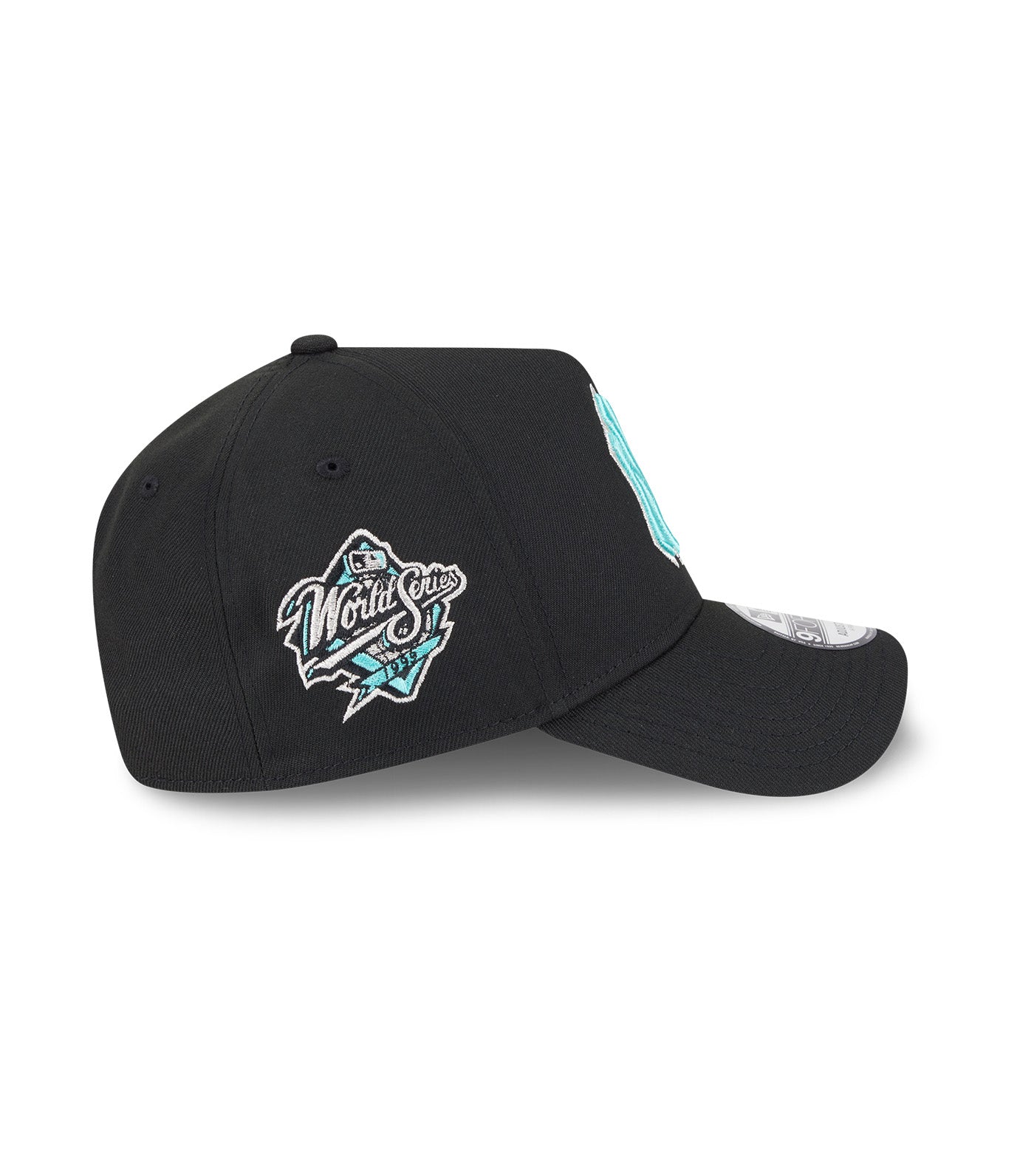 New York Yankees 9FORTY A-Frame Adjustable Cap Black/Seaglass
