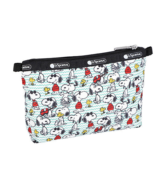 LeSportsac x Peanuts Cosmetic Clutch Snoopy and Woodstock