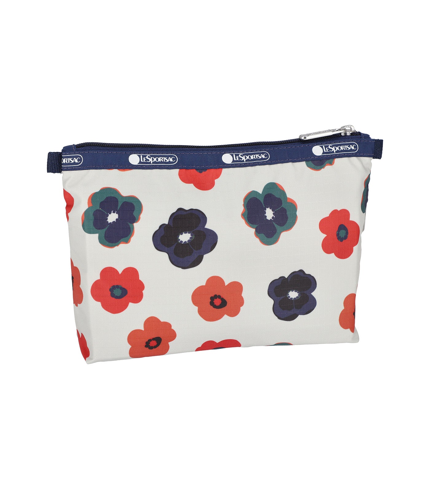 Cosmetic Clutch Retro Ivory Floral