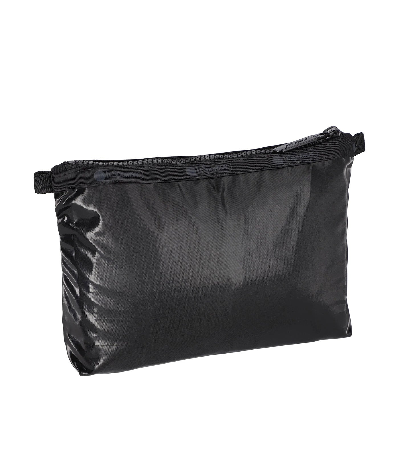 Cosmetic Clutch Black Shine