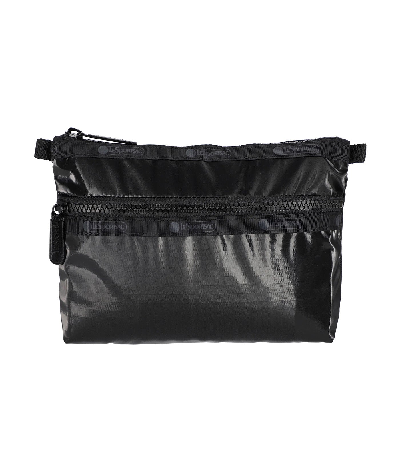 Cosmetic Clutch Black Shine