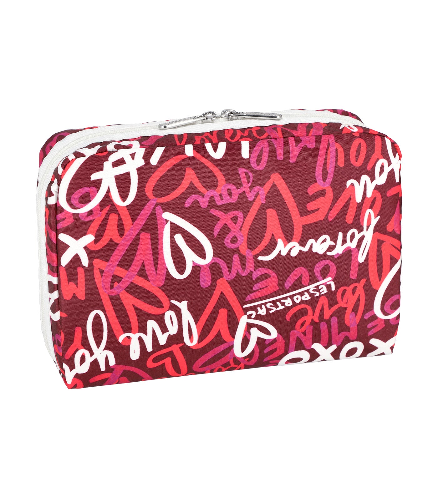 Extra Large Rectangular Cosmetic Love Notes Berry