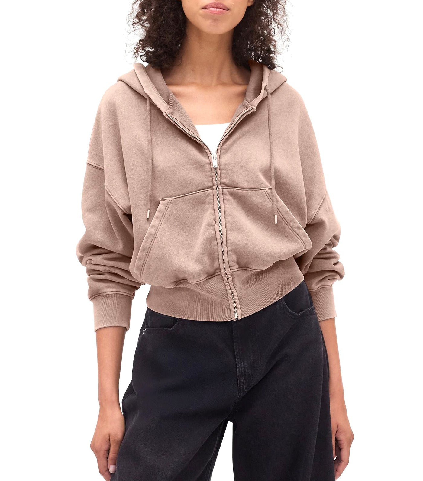 VintageSoft Full-Zip Wedge Hoodie
