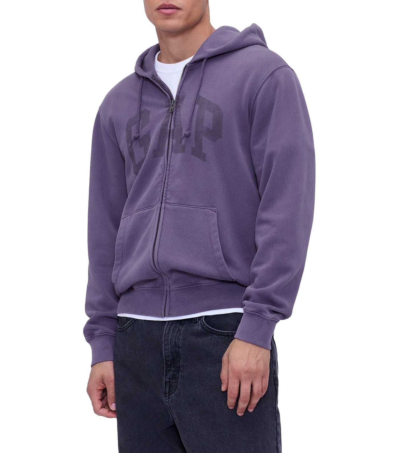 VintageSoft Arch Logo Full-Zip Hoodie