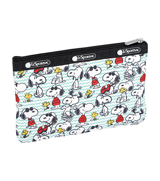 LeSportsac x Peanuts 3-Zip Cosmetic Snoopy and Woodstock