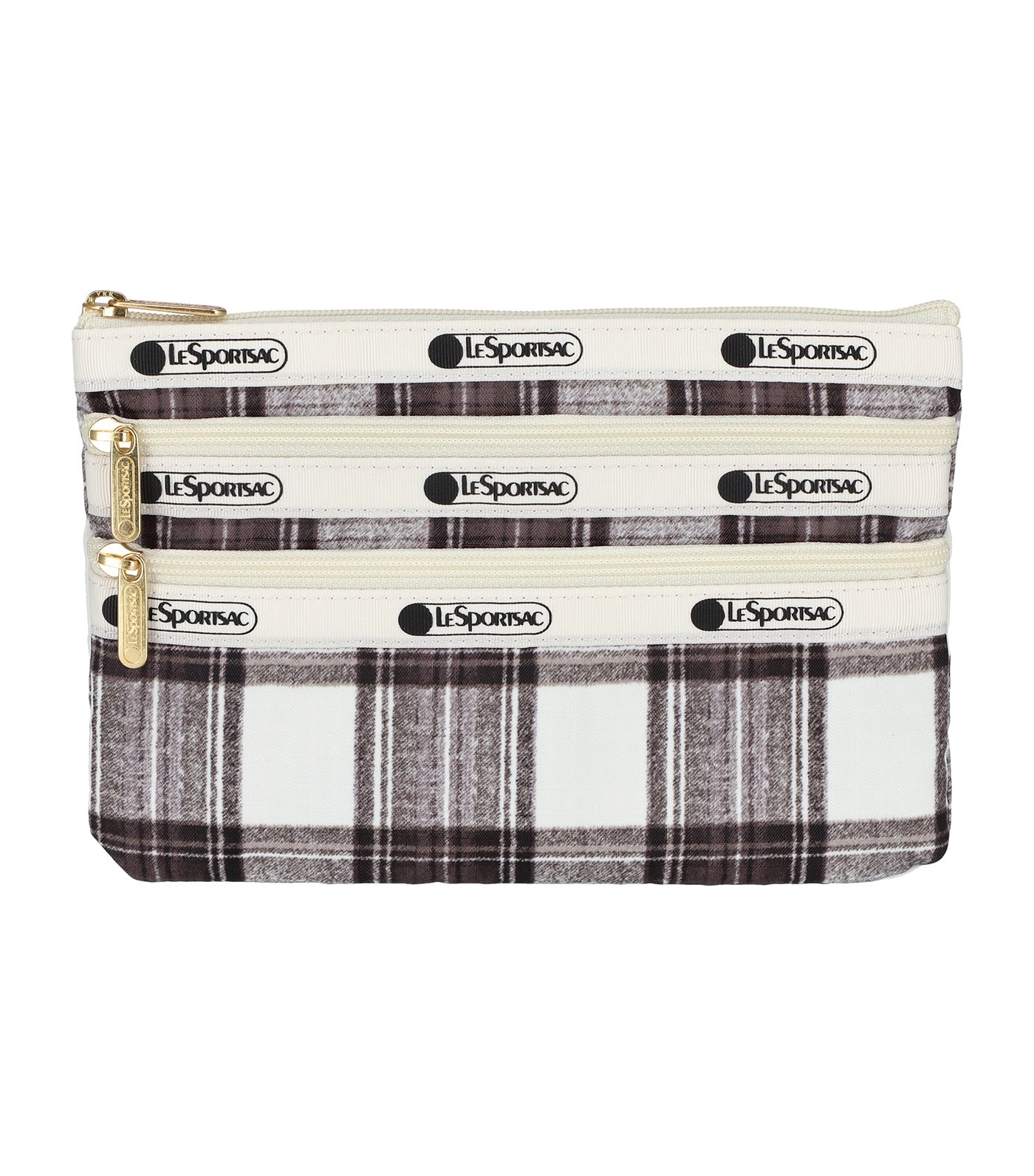 3-Zip Cosmetic Classic Tartan