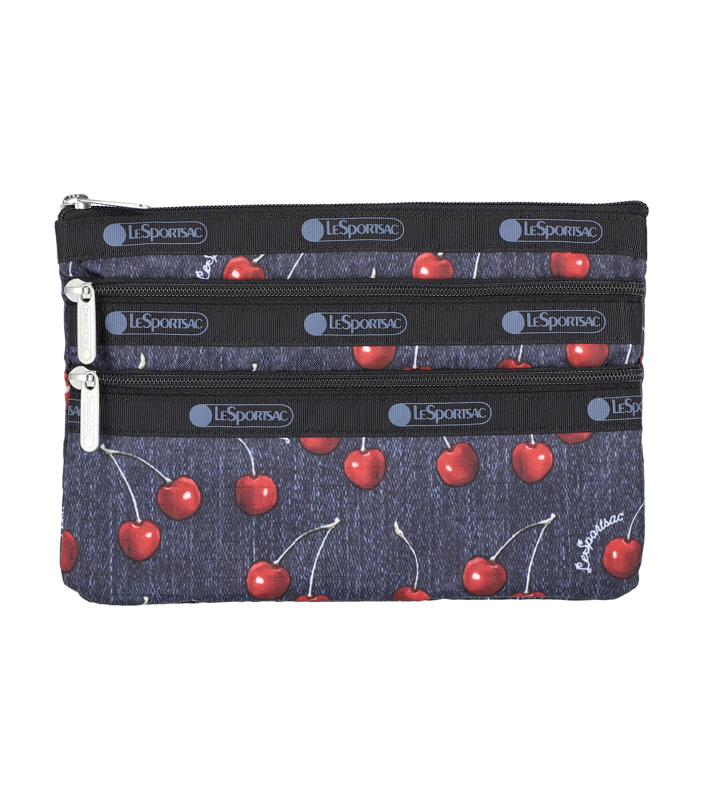 3-Zip Cosmetic Bag