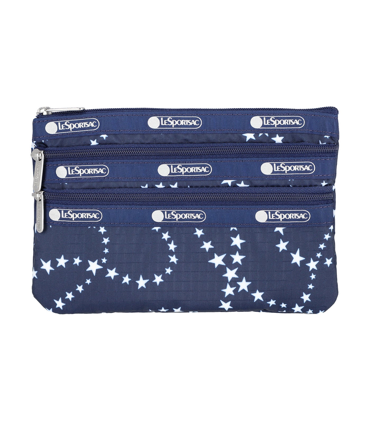 3-Zip Cosmetic Bag