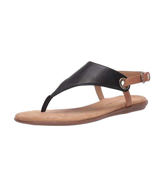 In Conchlusion Thong Sandals Black