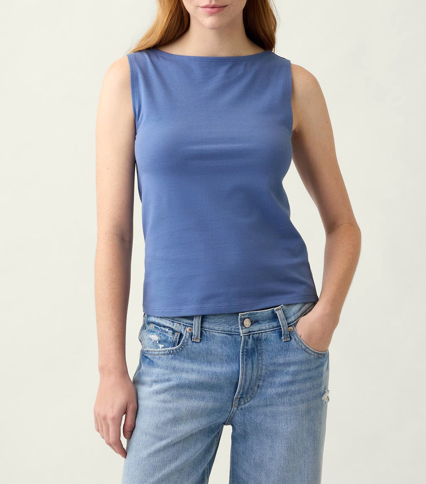 Boatneck Tank Top