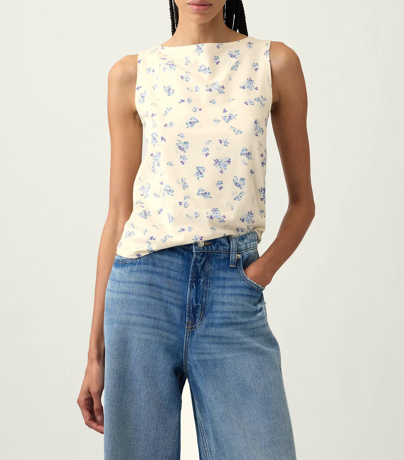 Boatneck Tank Top