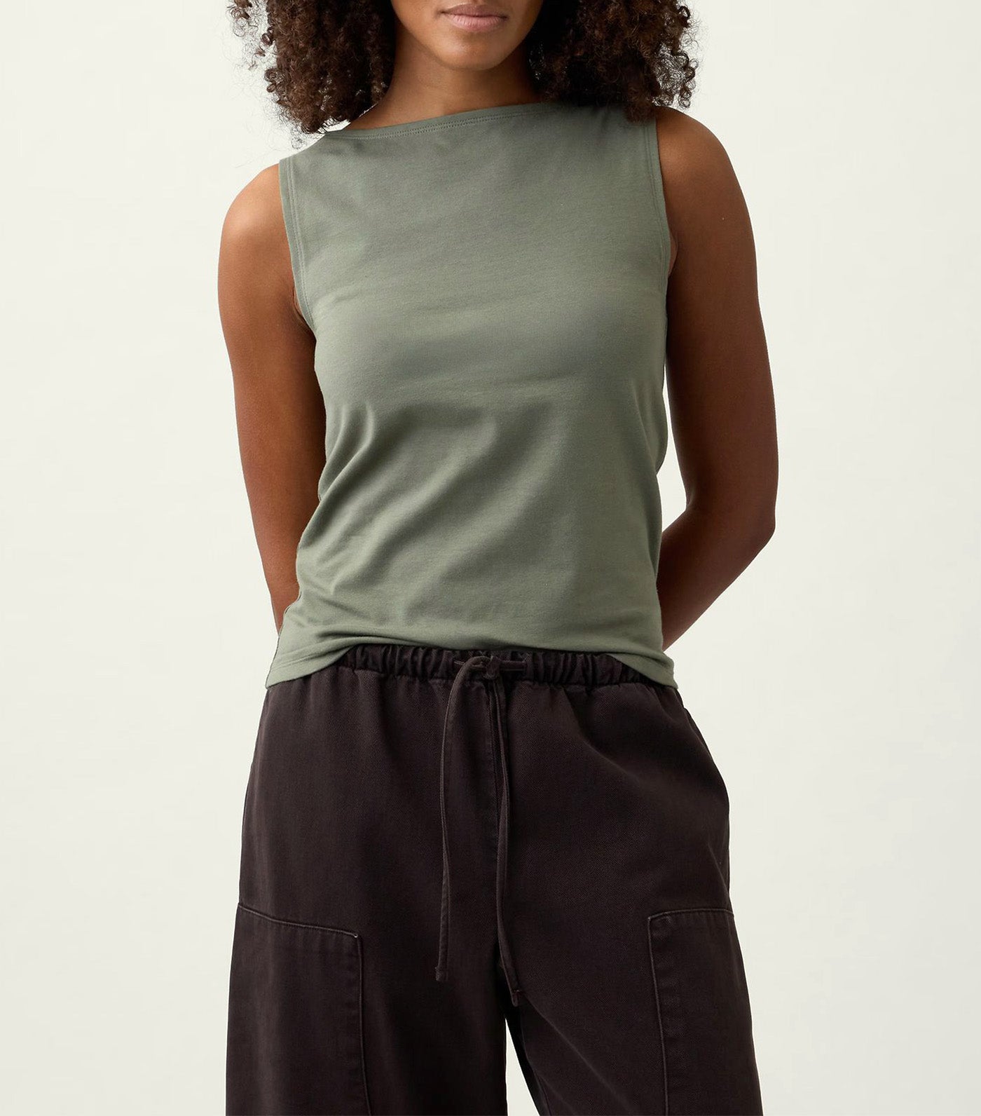 Boatneck Tank Top