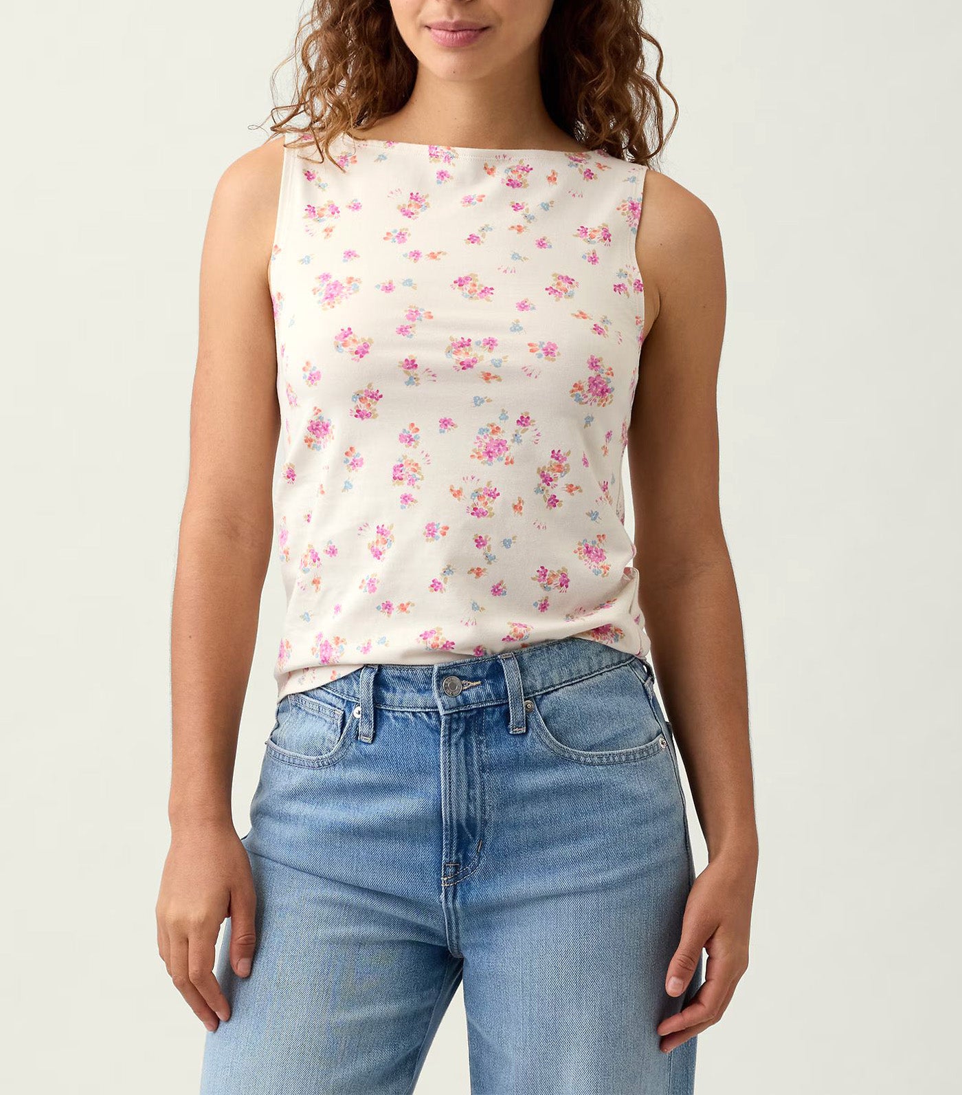 Boatneck Tank Top